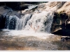 Wasserfalldusche beim Trekking